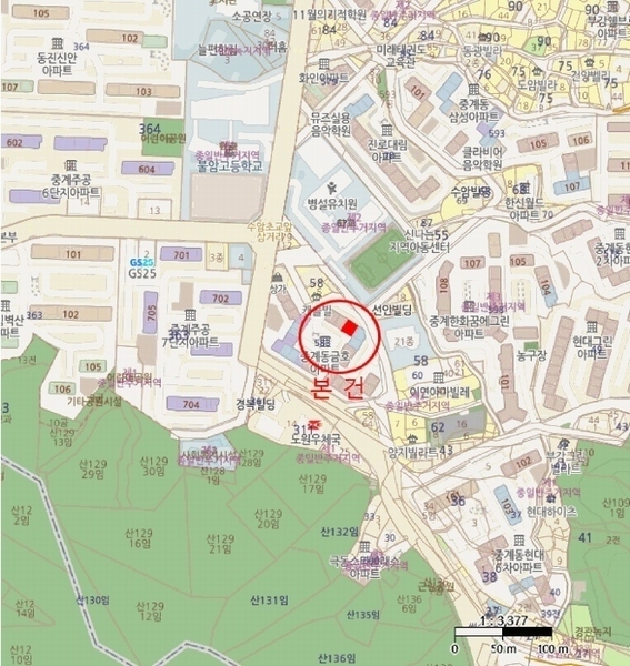 2025타경12109 서울특별시 노원구 중계동 583 아파트[공급33평형] 경매 이미지
