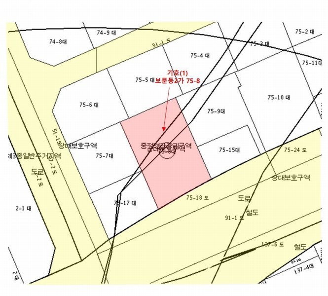 2025타경12332 서울특별시 성북구 보문동2가 75-8 대지 경매 이미지