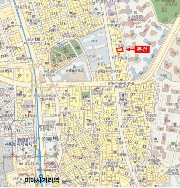 2025타경12493 서울특별시 강북구 오현로9길 25서울특별시 강북구 오현○○○○, 우성그린맨션 2층 201호우성그린○○ 다세대(빌라)[공급23평형] 경매 이미지