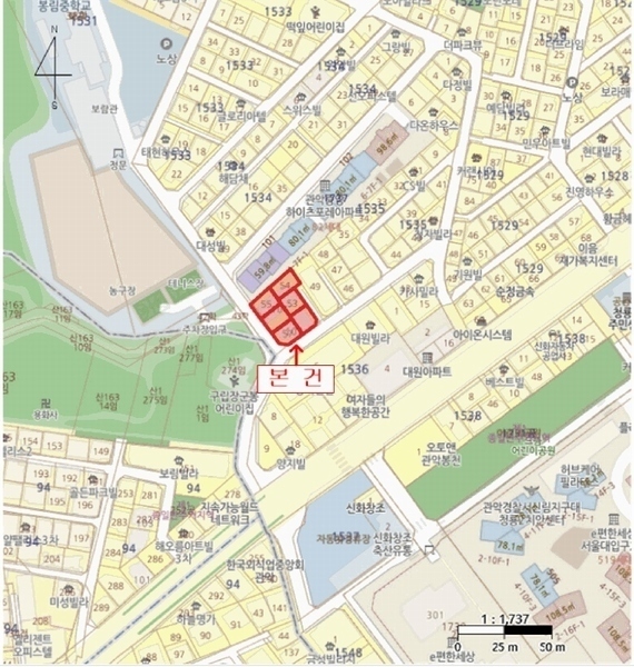 2025타경102503 서울특별시 관악구 장군봉길 95, 수팰리스에프티 101동 6층 602호 다세대(빌라) 경매 이미지