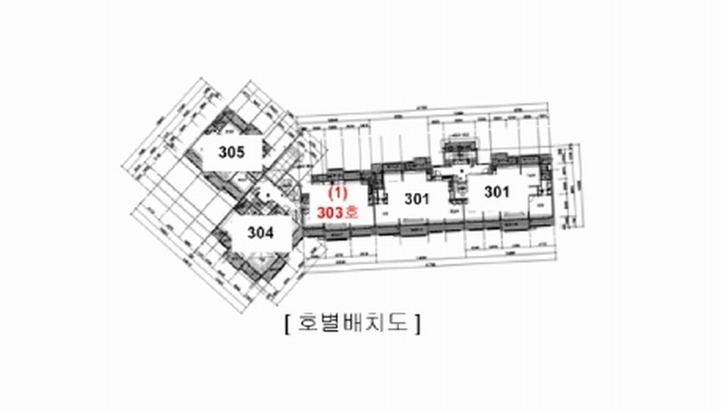 2025타경12697 서울특별시 중랑구 용마산로 669, 데시앙 108동 3층 303호 아파트[공급32평형] 경매 이미지