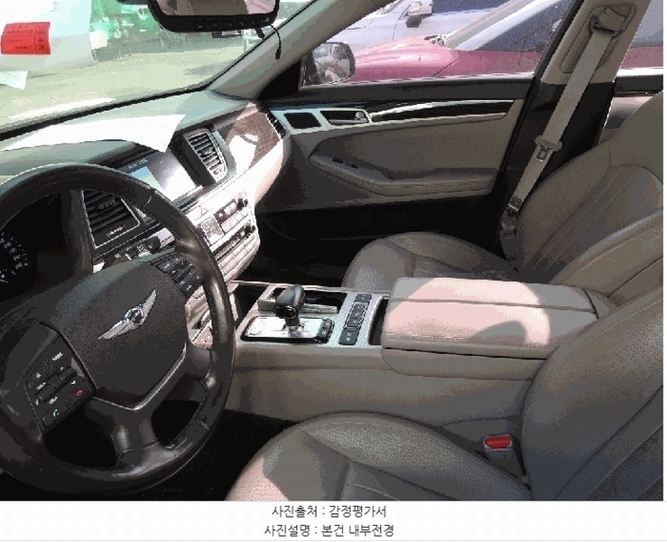 2025타경12760 경상남도 양산시 호계동 1101, 이든컴퍼니 주차장 내 G80 경매 이미지