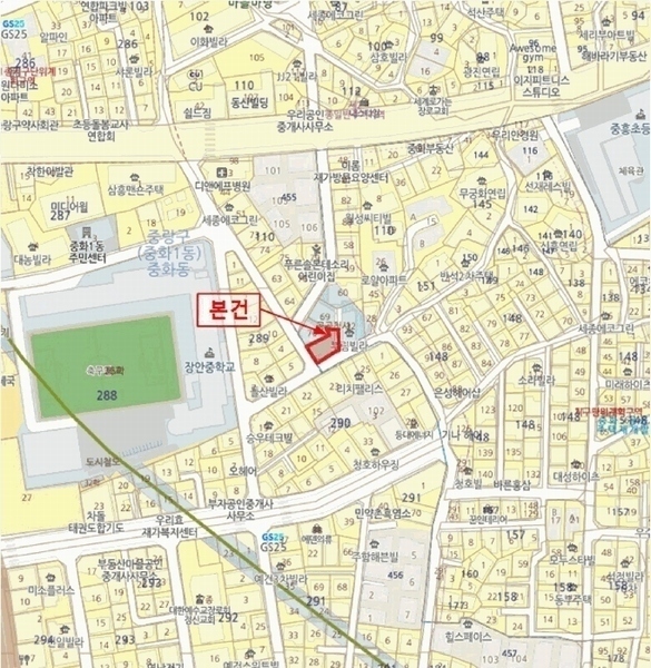 2025타경12863 서울특별시 중랑구 중화동 110-80 다세대(빌라) 경매 이미지