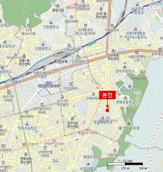 2025타경13079 서울특별시 중랑구 용마산로102길 27-11, 동산힐 5층 502호 다세대(빌라) 경매 이미지