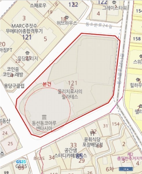 2025타경13135 서울특별시 성북구 동소문로20나길 47, 코아루센타시아 지하2층 비206호 근린상가 경매 이미지