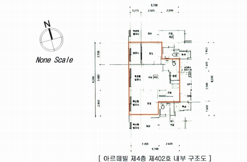 2025타경102705 서울특별시 관악구 국회단지9길 29, 아르떼빌 4층 402호 다세대(빌라) 경매 이미지