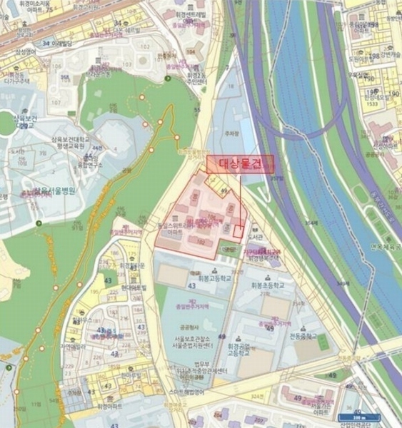 2024타경5363 서울특별시 동대문구 한천로 300, 동일스위트리버 상가동 지하1층 비106호 근린상가 경매 이미지
