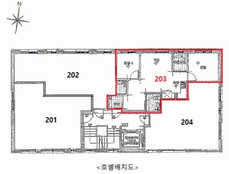 2024타경114717 서울특별시 중랑구 중랑천로19길 16, 라인빌10차 2층 203호 다세대(빌라) 경매 이미지