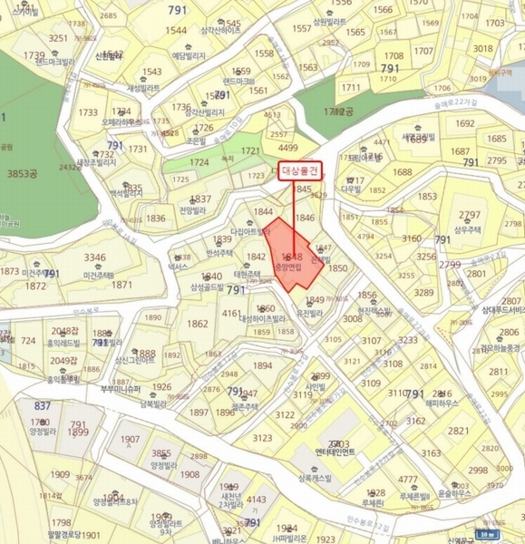 2024타경114878 서울특별시 강북구 인수봉로12길 15-23, 중앙연립14차 4층 401호 다세대(빌라)[공급23평형] 경매 이미지