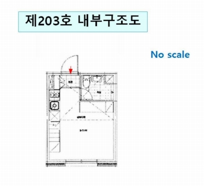 2024타경119682 서울특별시 동대문구 전농로 95, 써밋카운티 2층 203호 오피스텔 경매 이미지