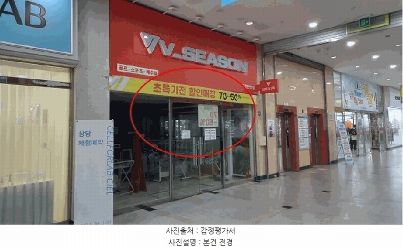 2025타경1276 대전광역시 서구 문정로 77, 로데오타운 1층 127호 근린상가 경매 이미지