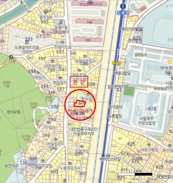 2025타경10362 서울특별시 도봉구 도봉로163길 8-10, 포레라스 4층 401호 오피스텔 경매 이미지