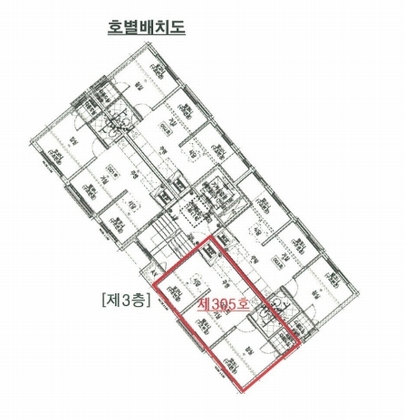 2025타경12390 서울특별시 성북구 서경로9가길 3-18, 천우네오젠 3층 305호 다세대(빌라)[공급10평형] 경매 이미지