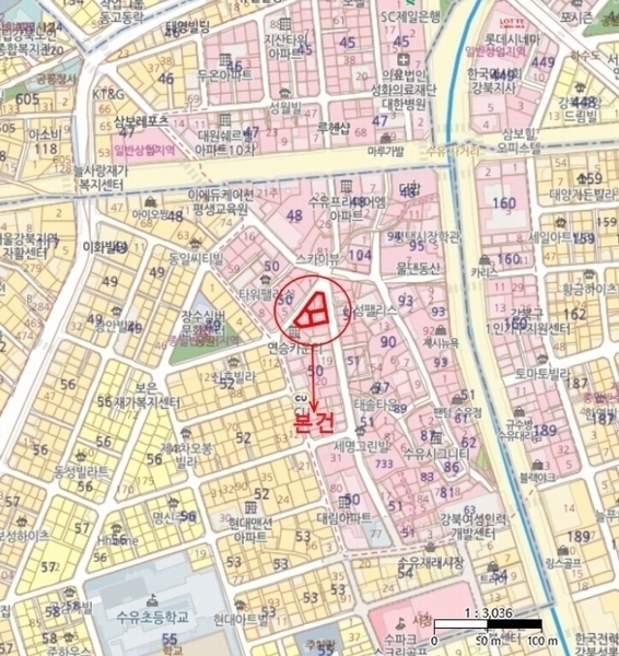 2024타경119941 서울특별시 강북구 도봉로71가길 45, 씨엘블루 11층 1103호 다세대(빌라)[공급12평형] 경매 이미지