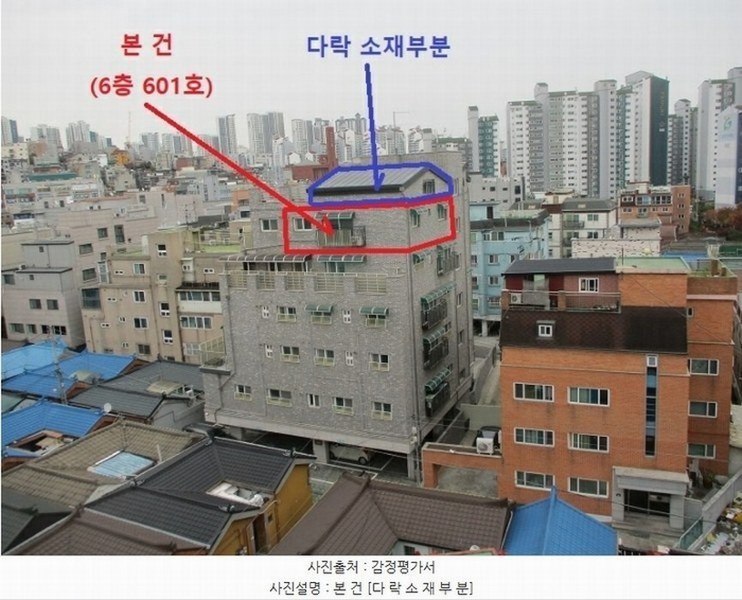 2024타경120095 서울특별시 성북구 정릉로19길 21, 삼성그린빌라 6층 601호 다세대(빌라)[공급16평형] 경매 이미지