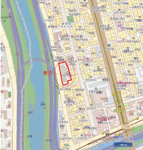 2025타경822 서울특별시 노원구 섬밭로 30, 대동아파트 101동 6층 604호 아파트[공급32평형] 경매 이미지