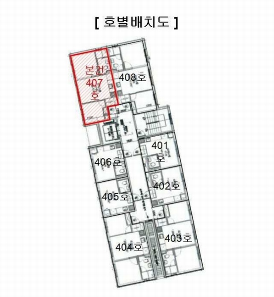 2025타경11631 서울특별시 성북구 종암로32길 12, 갤럭시하월곡 에이동 4층 407호 오피스텔 경매 이미지