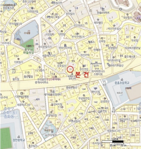 2025타경11936 서울특별시 중랑구 봉화산로 73-6, 벨라캐슬 B동 5층 501호 다세대(빌라) 경매 이미지