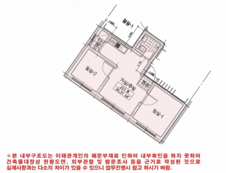 2023타경114094 서울특별시 관악구 복은길 58-19, 구분건물 2층 201호 다세대(빌라)[공급13평형] 경매 이미지