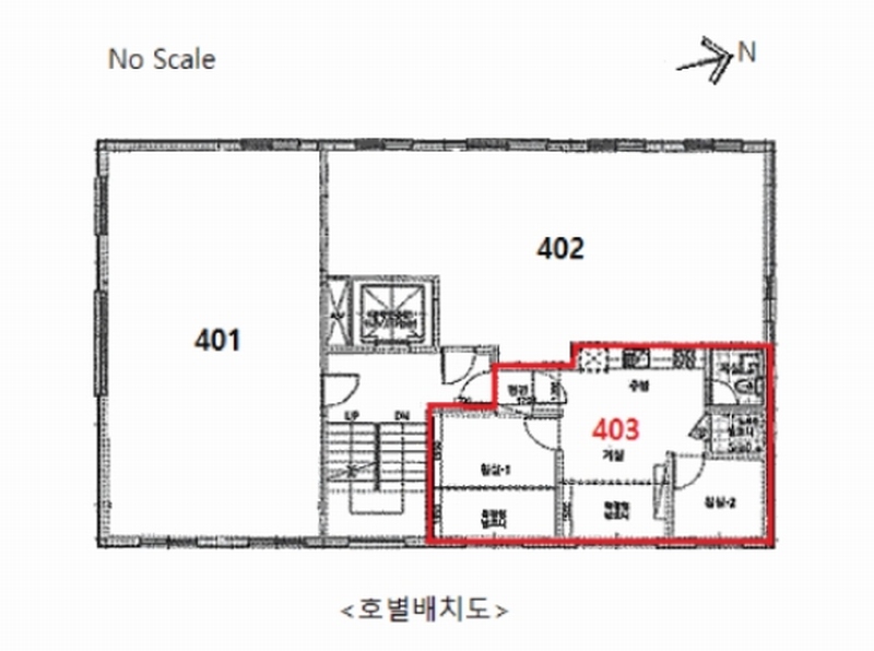 2025타경11974 서울특별시 중랑구 동일로121가길 21-8, 보람팰리스 4층 403호 다세대(빌라)[공급10평형] 경매 이미지