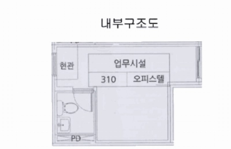 2025타경12024 서울특별시 중랑구 망우로 275, 로젠하임 3층 310호 오피스텔[계약6평형] 경매 이미지