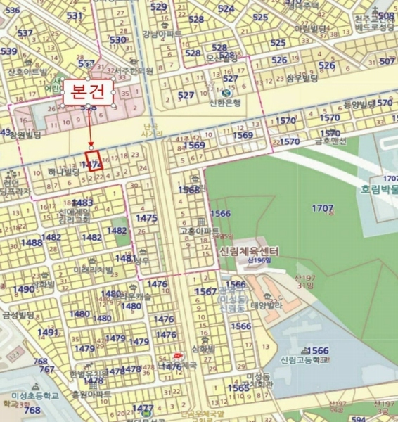 2023타경117260 서울특별시 관악구 남부순환로 1466, 몽삐에뜨골드 3층 303호 오피스텔 경매 이미지