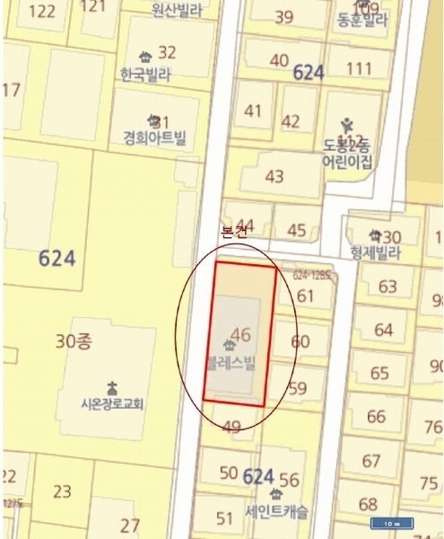 2025타경12232 서울특별시 도봉구 도봉로156길 17-16, 블레스빌 4층 401호 다세대(빌라)[공급18평형] 경매 이미지