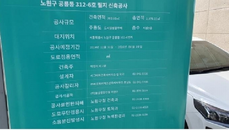 2025타경12244 서울특별시 노원구 공릉동 312-6 대지 경매 이미지