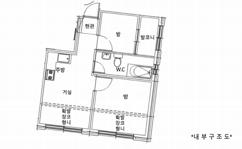 2025타경12490 서울특별시 중랑구 용마산로79길 13, 금호빌리지 4층 401호 다세대(빌라)[공급11평형] 경매 이미지