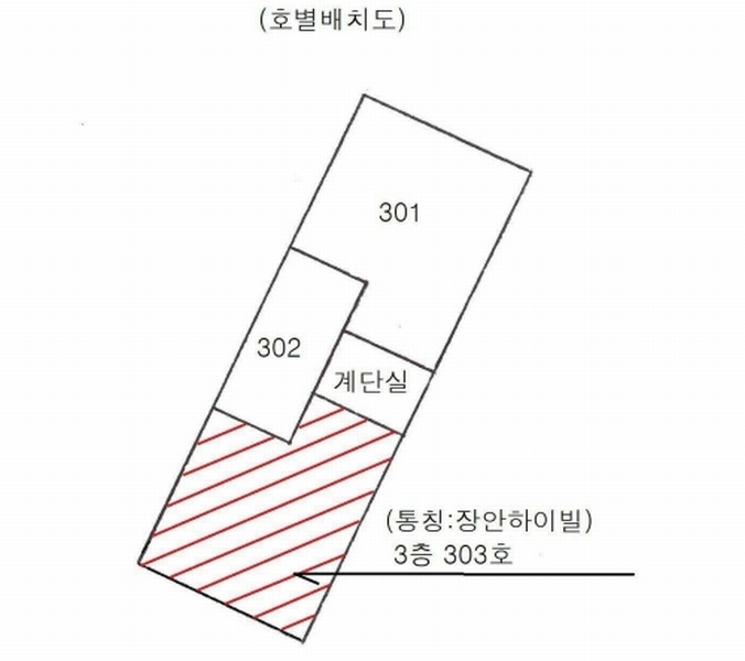 2024타경119088 서울특별시 동대문구 장한로10길 63, 장안하이빌 3층 303호 다세대(빌라)[공급19평형] 경매 이미지