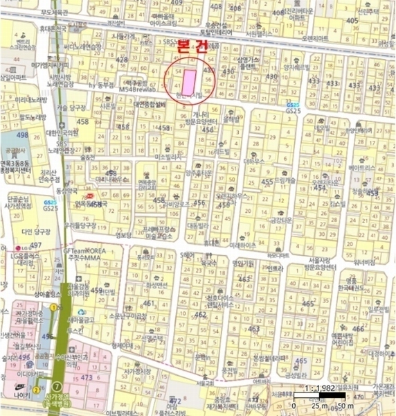 2024타경121876 서울특별시 중랑구 면목로44가길 53, 현진리치빌 2층 201호 다세대(빌라)[공급11평형] 경매 이미지