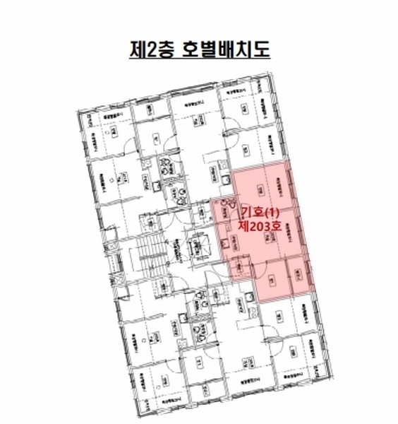 2024타경106663 서울특별시 관악구 조원로 166, 바벨 2층 203호 다세대(빌라) 경매 이미지