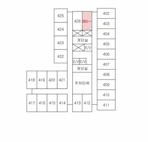 2024타경122626 대구광역시 중구 중앙대로 312, 반월당아너스제네스타워오피스텔 4층 401호 오피스텔[계약13평형] 경매 이미지