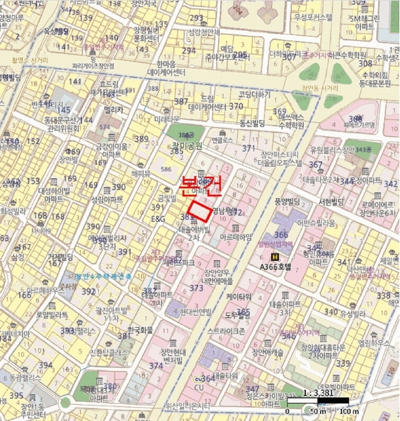 2025타경12453 서울특별시 동대문구 장한로23길 11-10, 태솔에버빌3차 2층 205호 오피스텔[계약29평형] 경매 이미지