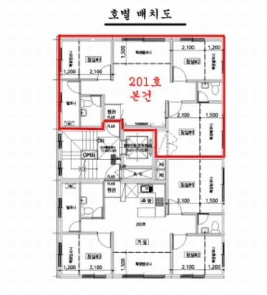 2025타경12156 서울특별시 성북구 삼선교로18가길 37, 해들목휴먼빌 비동 2층 201호 다세대(빌라) 경매 이미지