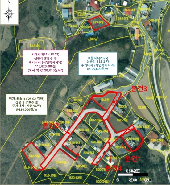 2025타경4353 충청북도 청주시 상당구 남일면 신송리 520-10 임야 경매 이미지