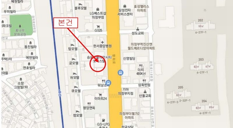 2025타경3855 경기도 의정부시 평화로 443, 승윤노블리안시티 7층 706호 아파트[공급7평형] 경매 이미지