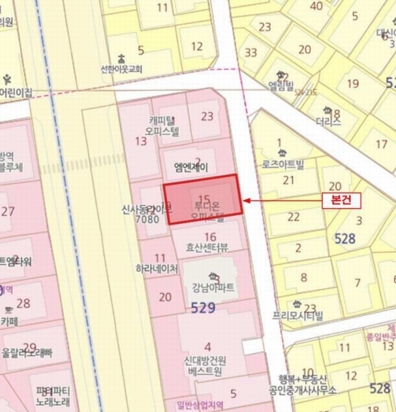 2025타경100952 서울특별시 관악구 난곡로66가길 19, 투니온 5층 503호 오피스텔 경매 이미지