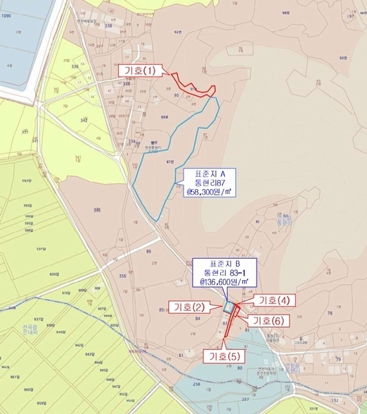 2025타경72614 경기도 연천군 연천읍 통현리 83-1 대지 경매 이미지