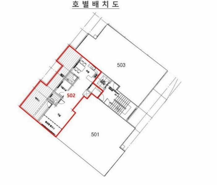2025타경102046 서울특별시 동작구 매봉로4가길 5, 아침햇살2 5층 502호 다세대(빌라)[공급14평형] 경매 이미지