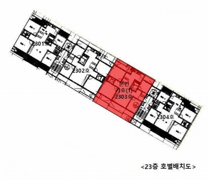 2025타경73465 경기도 의정부시 동일로466번길 3, 서해아파트 107동 23층 2303호 아파트[공급42평형] 경매 이미지