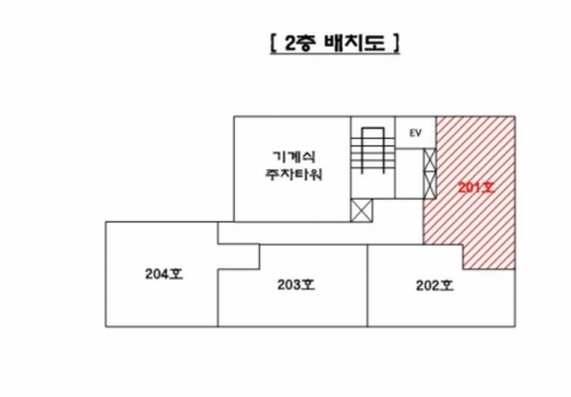 2024타경70612 경기도 의정부시 평화로568번길 33, 밀레니움 2층 201호 오피스텔[계약19평형] 경매 이미지