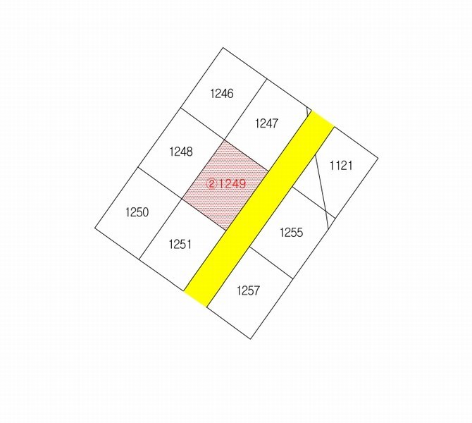 2025타경290 경상북도 포항시 북구 흥해읍 대련리 1249 대지 경매 이미지