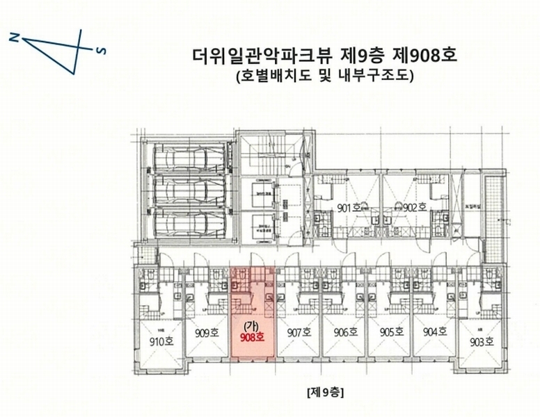 2025타경102202 서울특별시 관악구 난곡로 298, 더위일관악파크뷰 9층 908호 오피스텔 경매 이미지