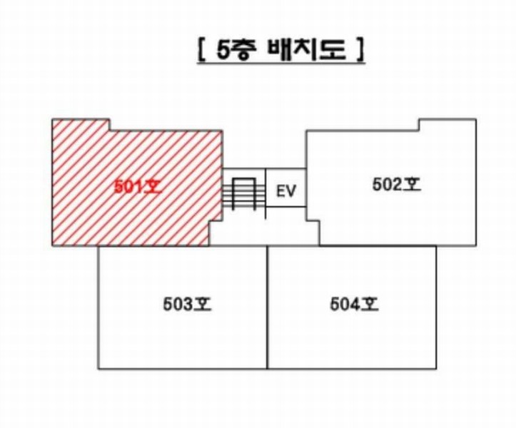 2025타경72533 경기도 의정부시 평화로 601, 브릭스턴빌 5층 501호 오피스텔 경매 이미지