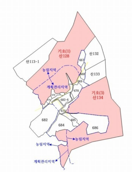 2024타경88163 경기도 연천군 신서면 답곡리 산134 임야 경매 이미지