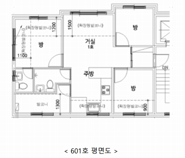 2025타경102367 서울특별시 관악구 장군봉길 95, 수팰리스에프티 101동 6층 601호 다세대(빌라) 경매 이미지