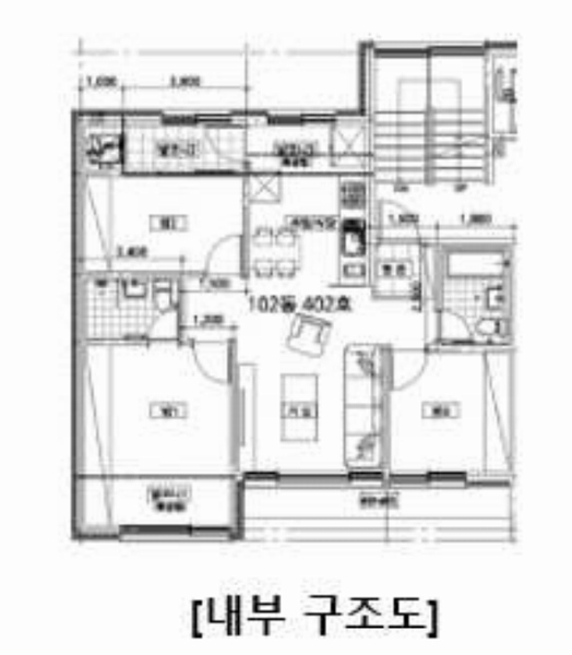2025타경72754 경기도 포천시 선마로 178, 다세대주택 102동 4층 402호 다세대(빌라) 경매 이미지