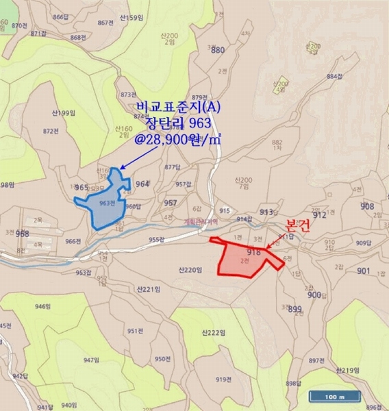 2025타경72919 경기도 연천군 청산면 장탄리 918-2 농지 경매 이미지