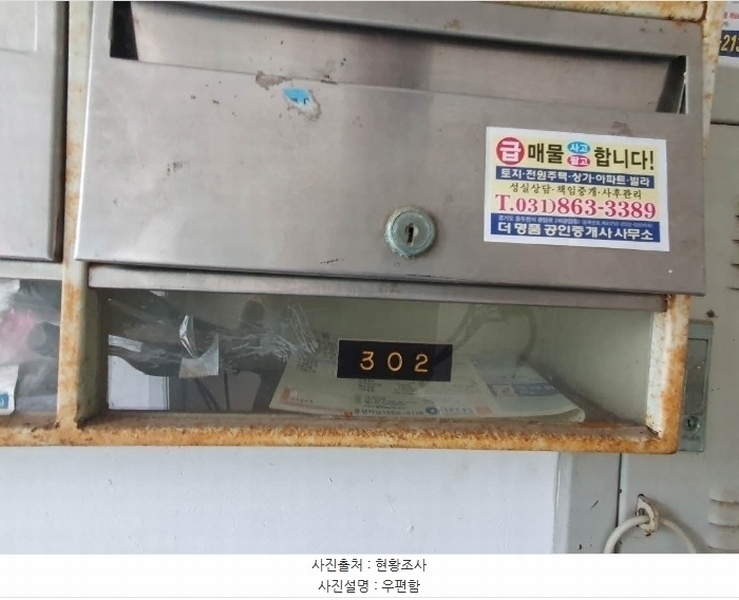2023타경81127 경기도 동두천시 삼육사로 1193, 광암동미군연립주택 6동 3층 302호 다세대(빌라)[공급19평형] 경매 이미지